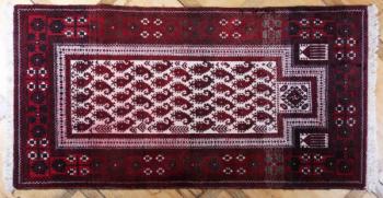 Afghánský modlitební koberec 166 x 82 cm