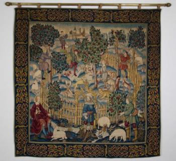 Tapiserie „Parc Enchanté“ – Robert Four, Aubusson Tapiserie „Parc Enchanté“ – Robert Four, Aubusson