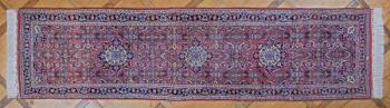 Vlněný běhoun Bidjar s certifikátem 301 X 78 cm Vlněný běhoun Bidjar s certifikátem 301 X 78 cm