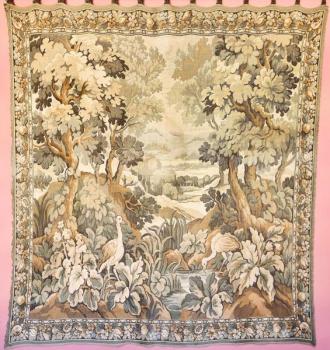 Nástěnná tapiserie s ptáky – gobelín  Nástěnná tapiserie s ptáky – gobelín